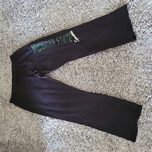 Michigan State Spartans raw hem sweatpants size M